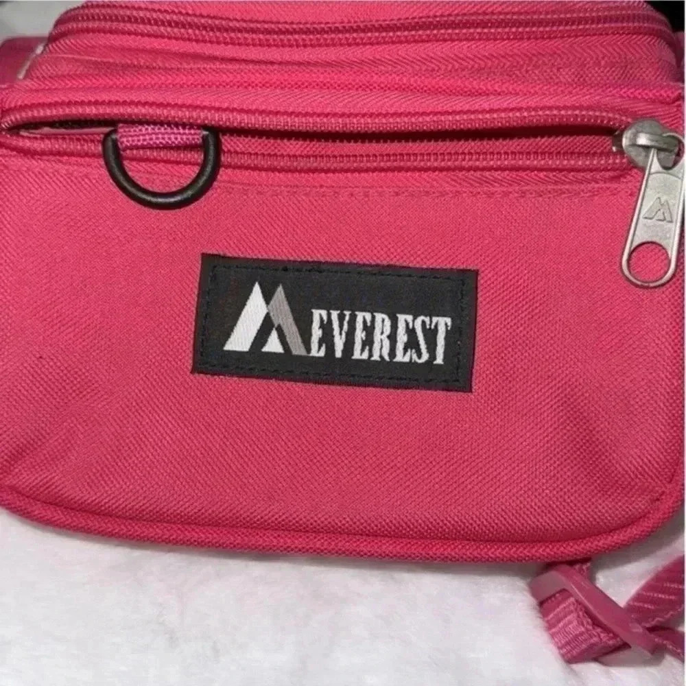 Vintage Hot Pink Everest Signature 90’d Fanny Pack Belt Bag Barbiecore Concert - Picture 10 of 10
